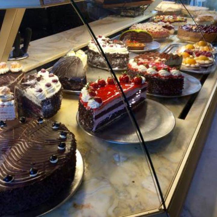 Große Auswahl von Kuchen - Grand Café Planie
