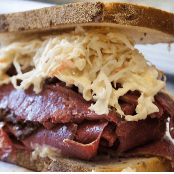 Pastrami with salad - Pastrami Queen