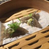Dumpling de setas de masa de setas - Nakeima